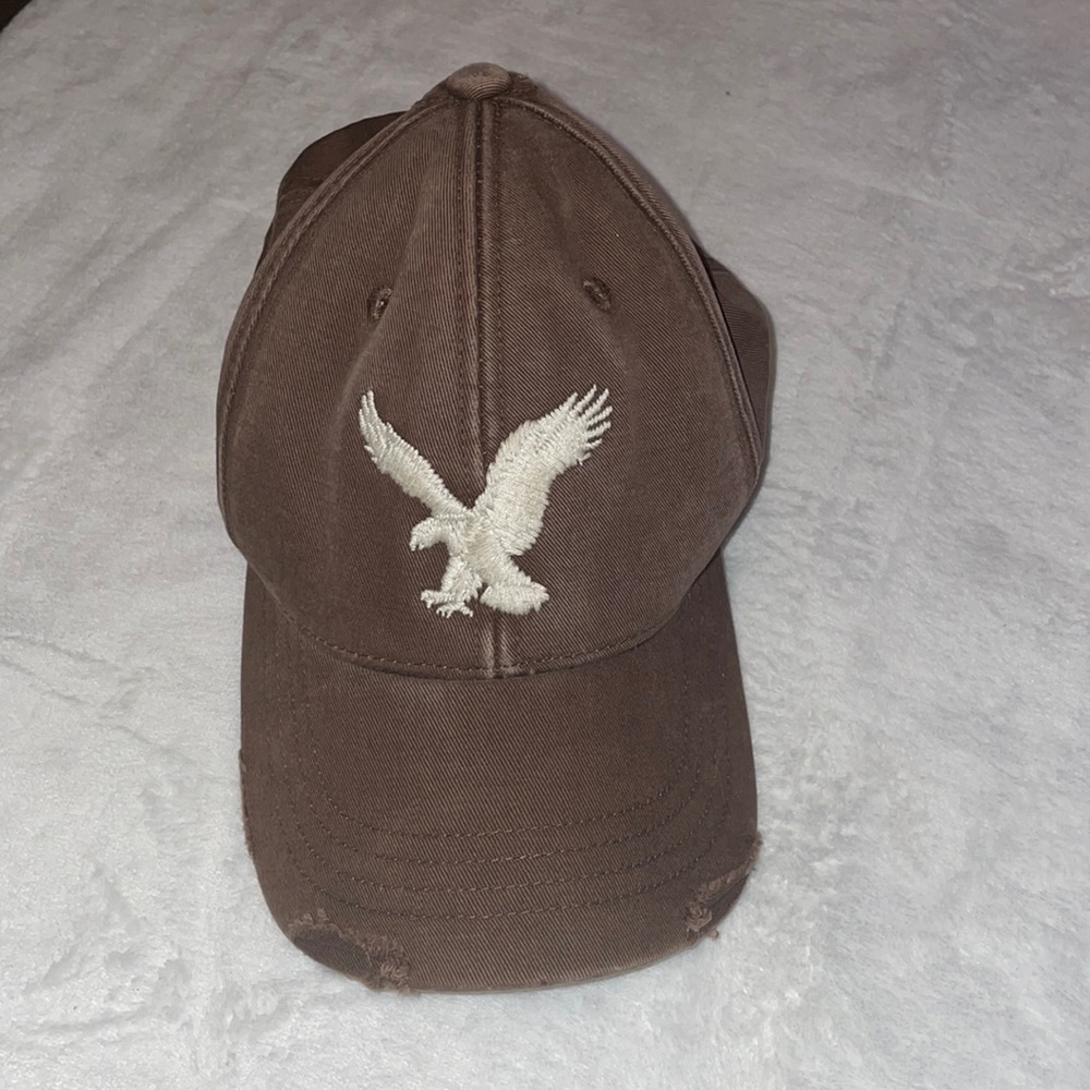 American Eagle 🦅 Brown Logo Hat